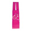 Ciseaux droitier Fashion fushia 5'5 avec etui