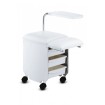 Tabouret Manucure pedi service blanc