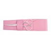 Ciseaux droitier Fashion rose 5'5 avec etui